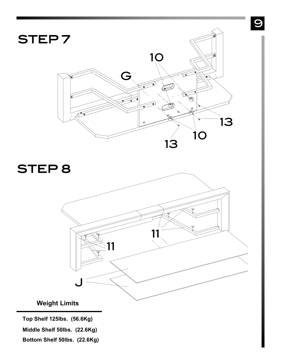 10 g | Pinnacle Design TV51102 User Manual | Page 10 / 10