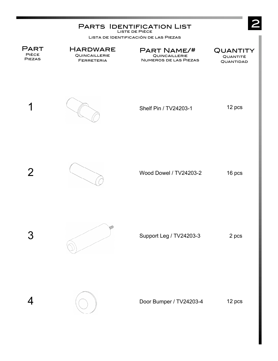 Pinnacle Design TV24203 User Manual | Page 3 / 17
