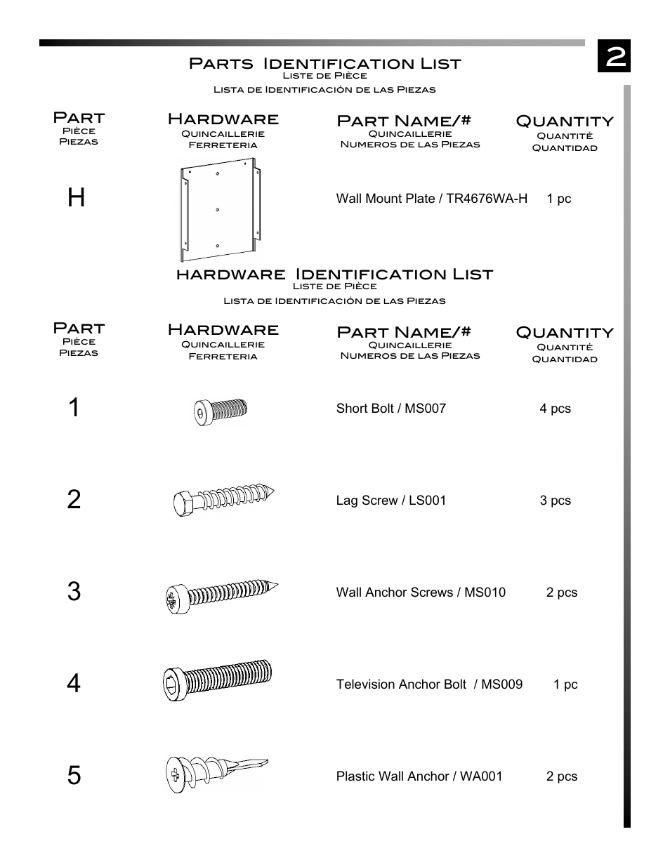 Pinnacle Design TR4676WA User Manual | Page 3 / 8