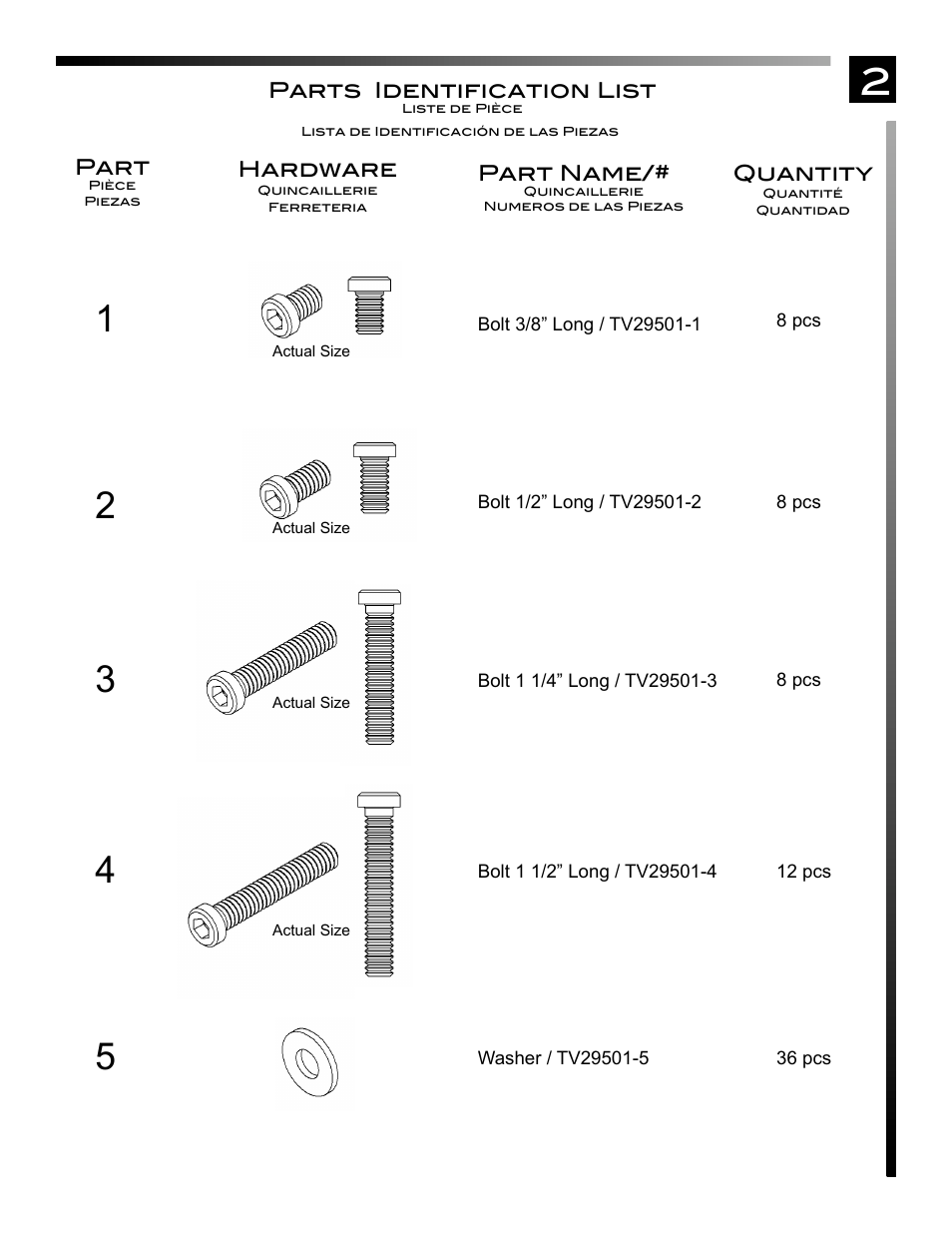 Pinnacle Design TV29501 User Manual | Page 3 / 17