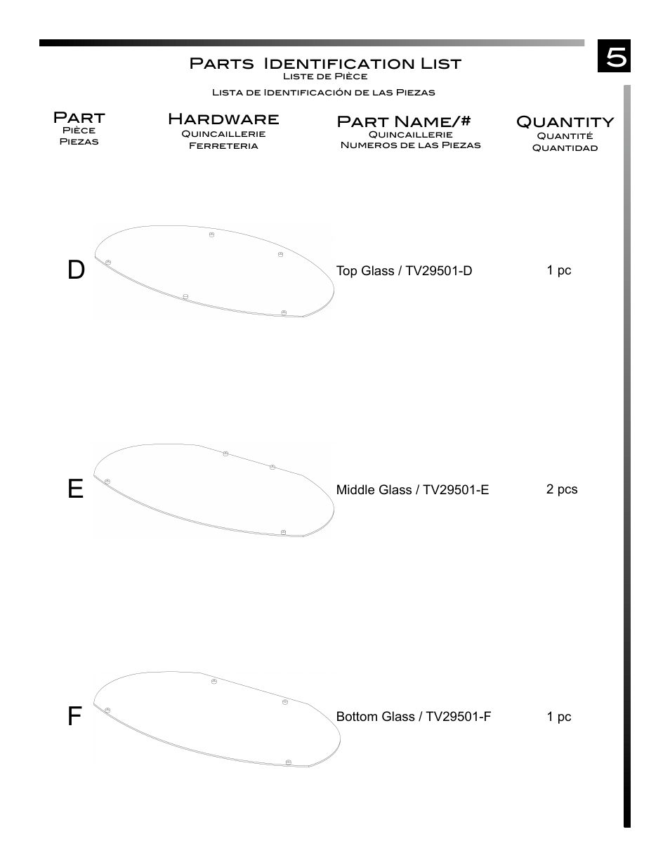 5d e f | Pinnacle Design TV29501 User Manual | Page 6 / 17