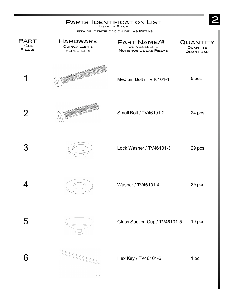 Pinnacle Design TV46101 User Manual | Page 3 / 9