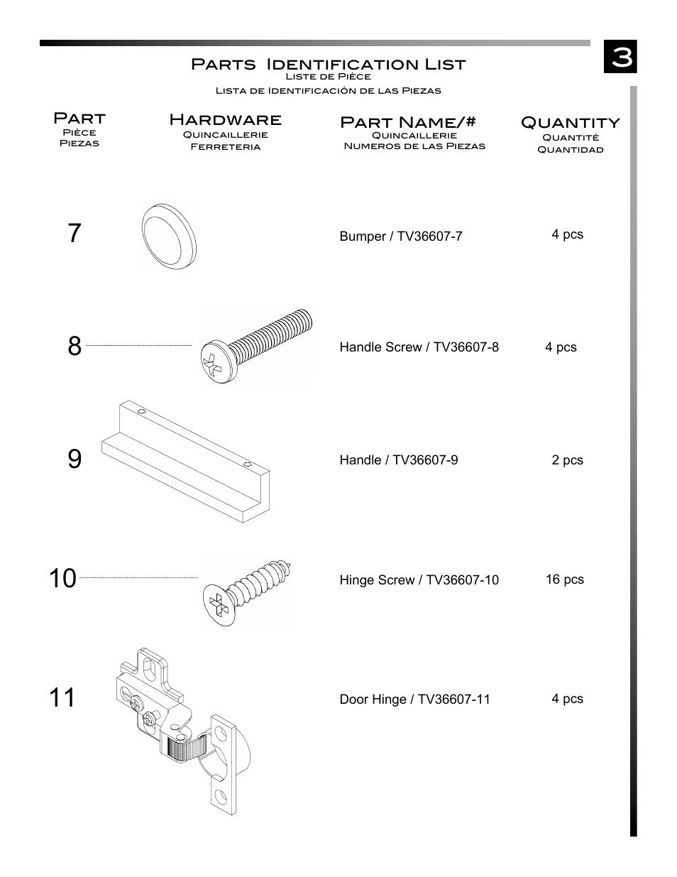 Pinnacle Design TV36607 User Manual | Page 4 / 20