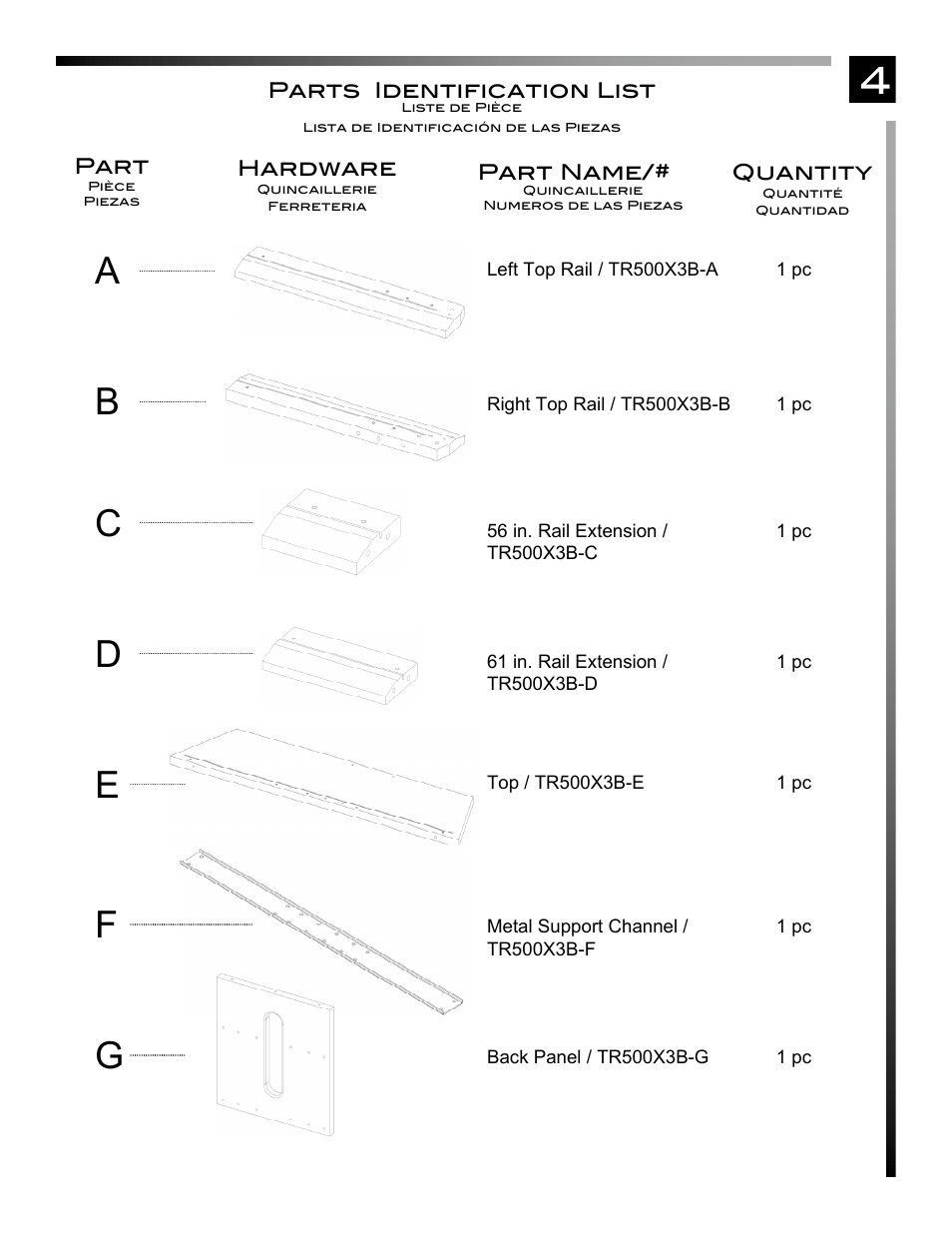 Pinnacle Design TR500X3B User Manual | Page 5 / 12