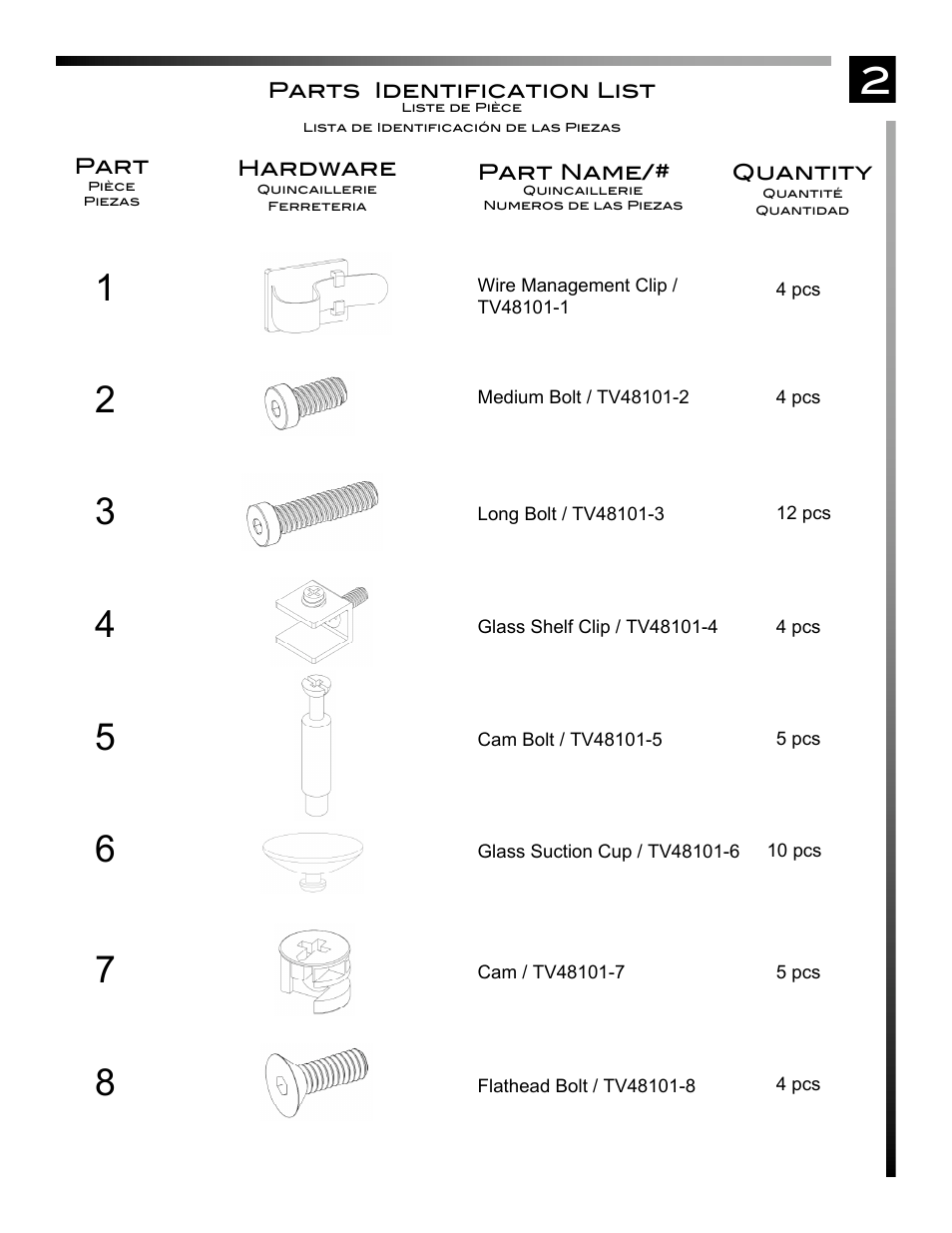 Pinnacle Design TV48101 User Manual | Page 3 / 14