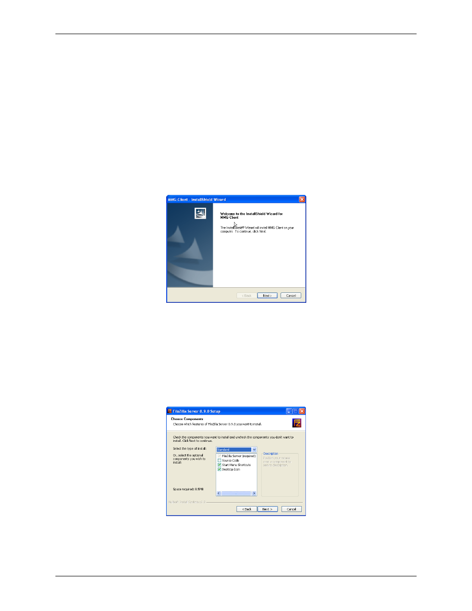 Installing the mmg client | Pinnacle Design Pinnacle Systems Media Stream Media Gateway 37T100105 User Manual | Page 18 / 80
