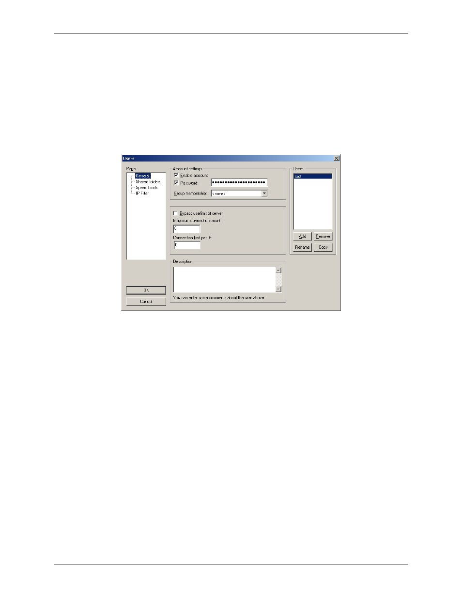Filezilla configuration for a ps100 | Pinnacle Design Pinnacle Systems Media Stream Media Gateway 37T100105 User Manual | Page 22 / 80