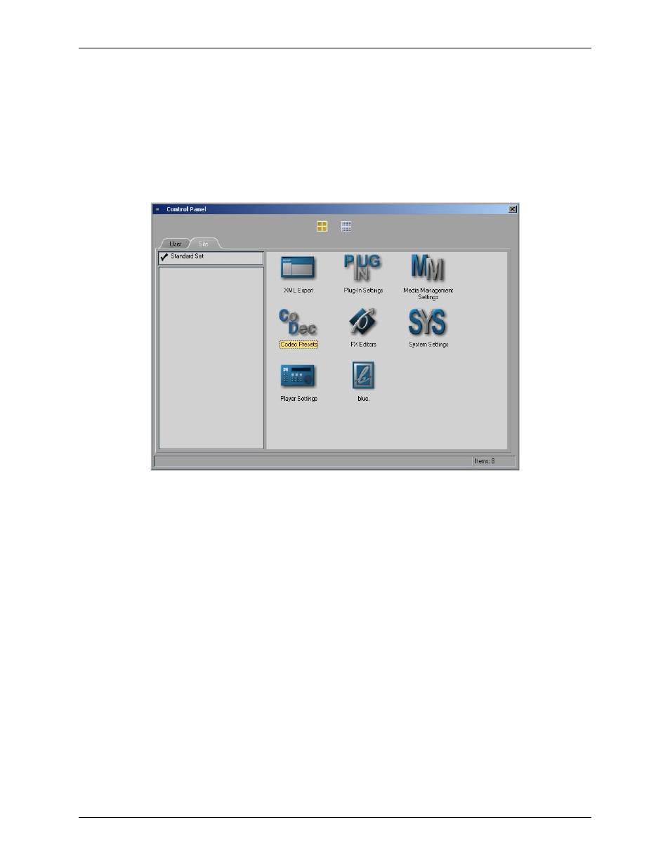 Setting up blue codecs | Pinnacle Design Pinnacle Systems Media Stream Media Gateway 37T100105 User Manual | Page 34 / 80