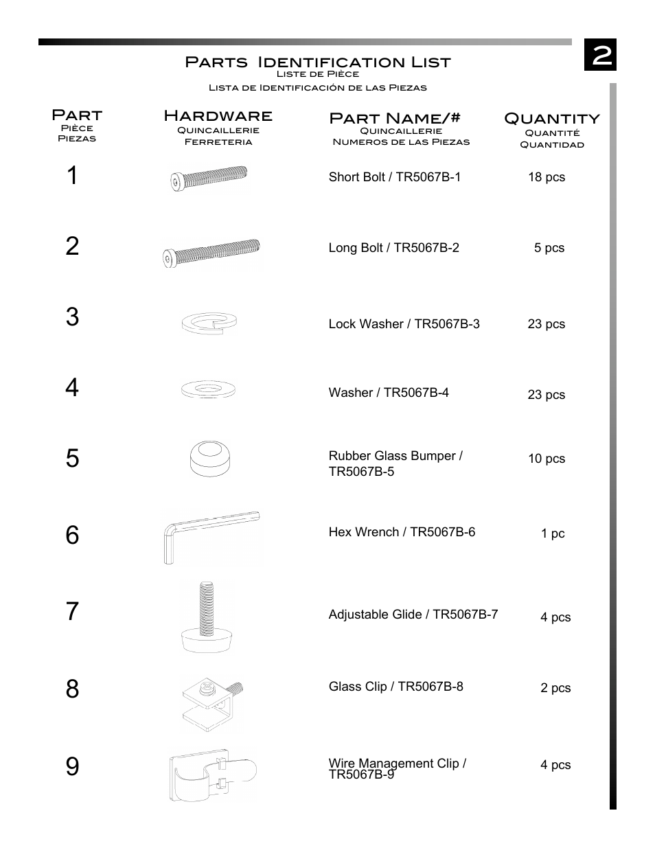 Pinnacle Design TR5067B User Manual | Page 3 / 6