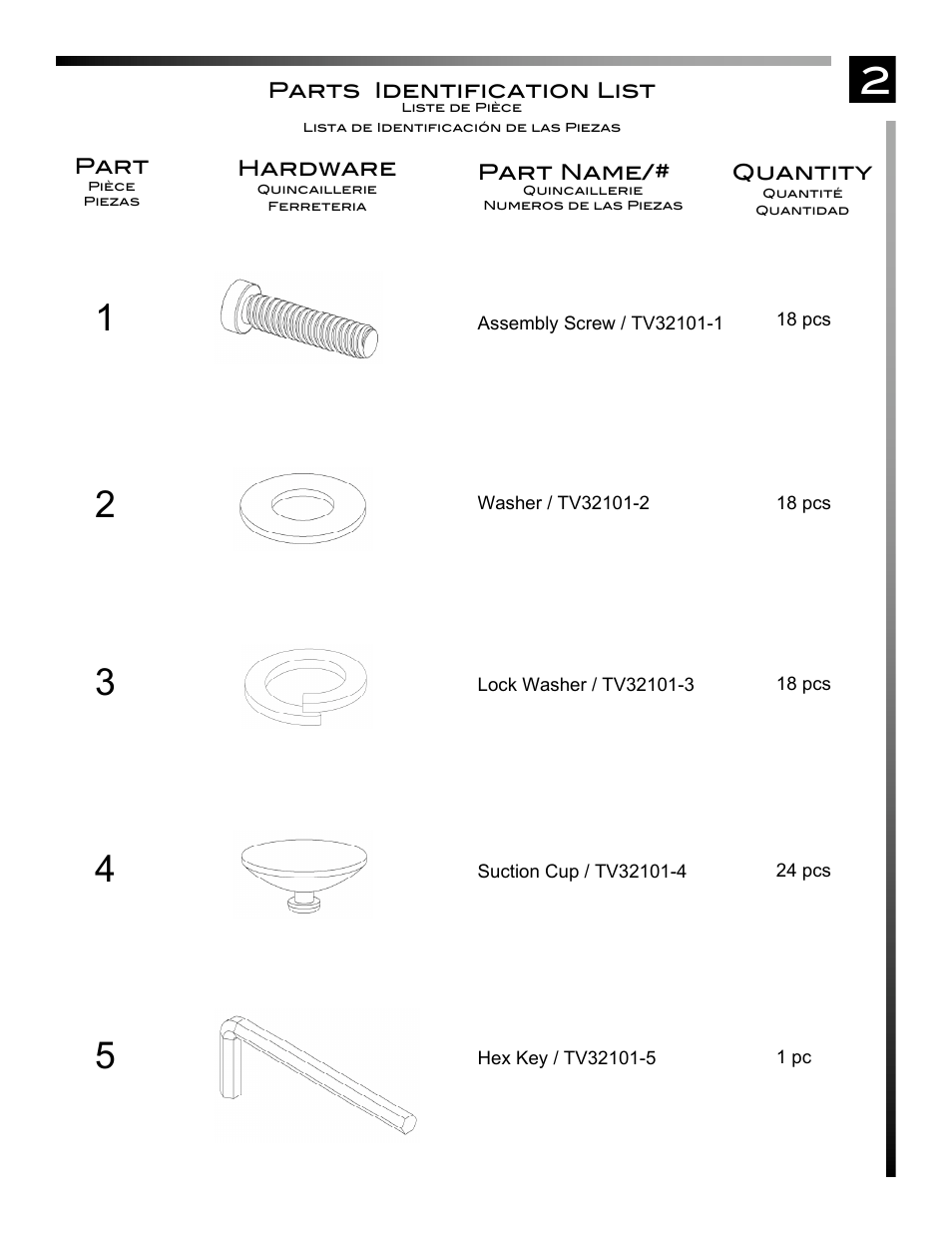 Pinnacle Design TV32101 User Manual | Page 3 / 9