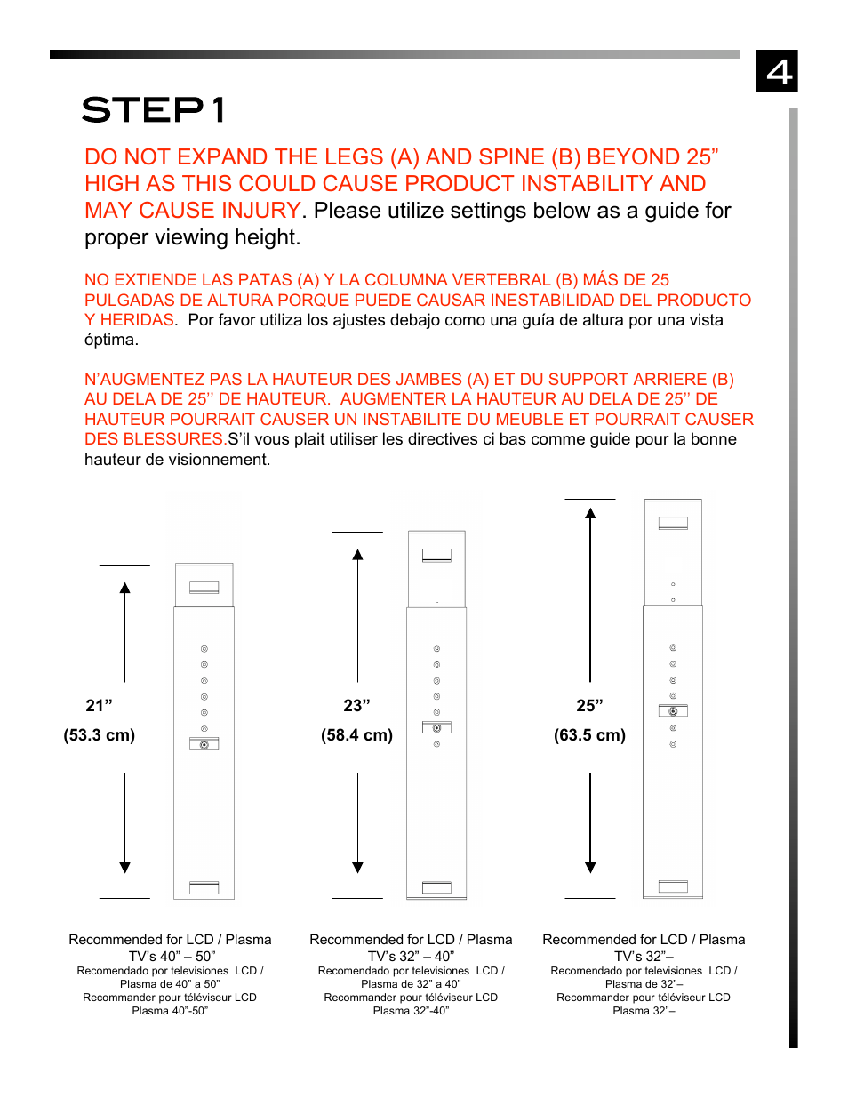 4step 1 | Pinnacle Design TV32101 User Manual | Page 5 / 9