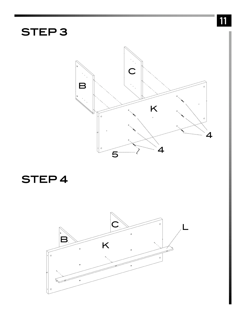 Step 3 step 4 | Pinnacle Design TV38101 User Manual | Page 12 / 20
