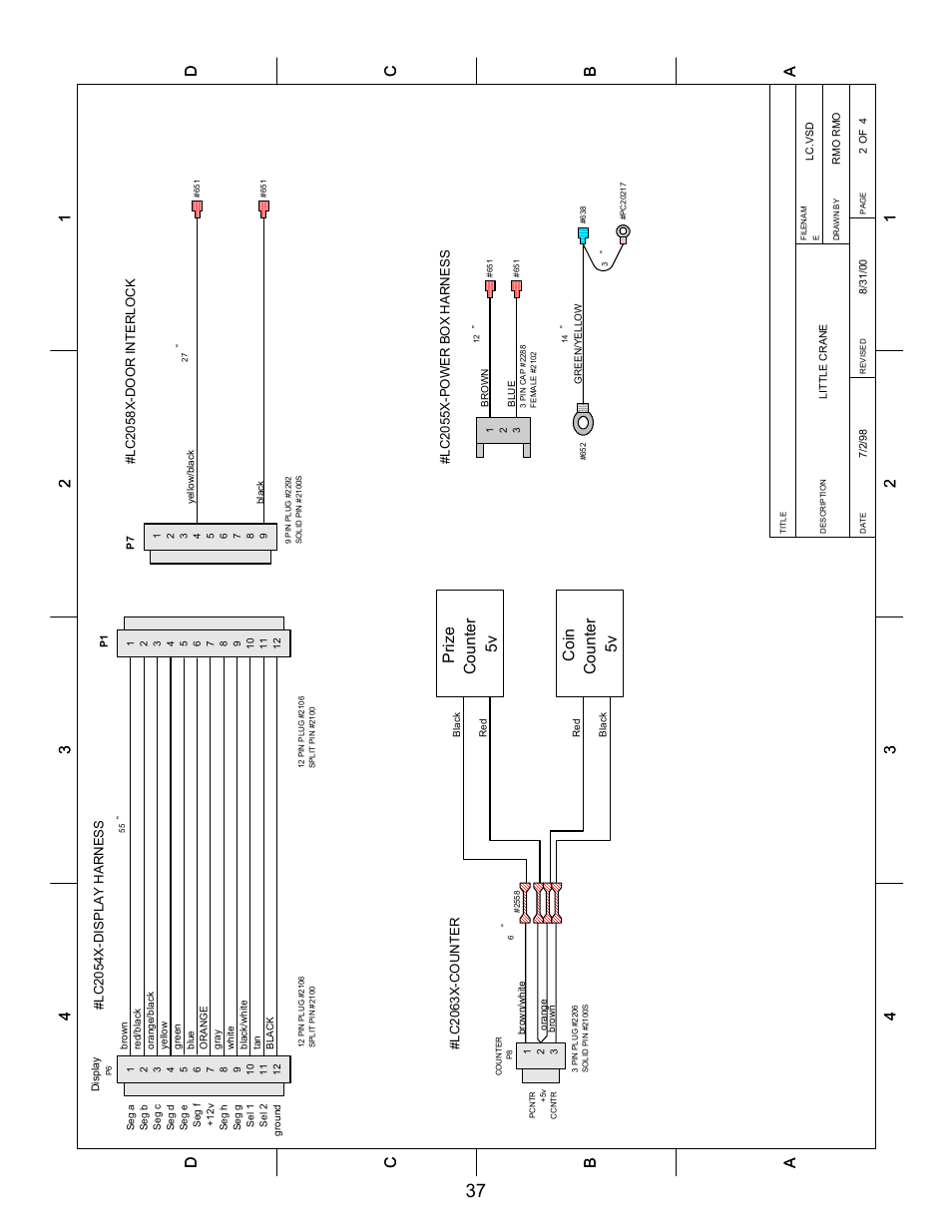 Prize counter 5v coin counter 5v | Pinnacle Speakers Crane WH6-120-6 User Manual | Page 37 / 40