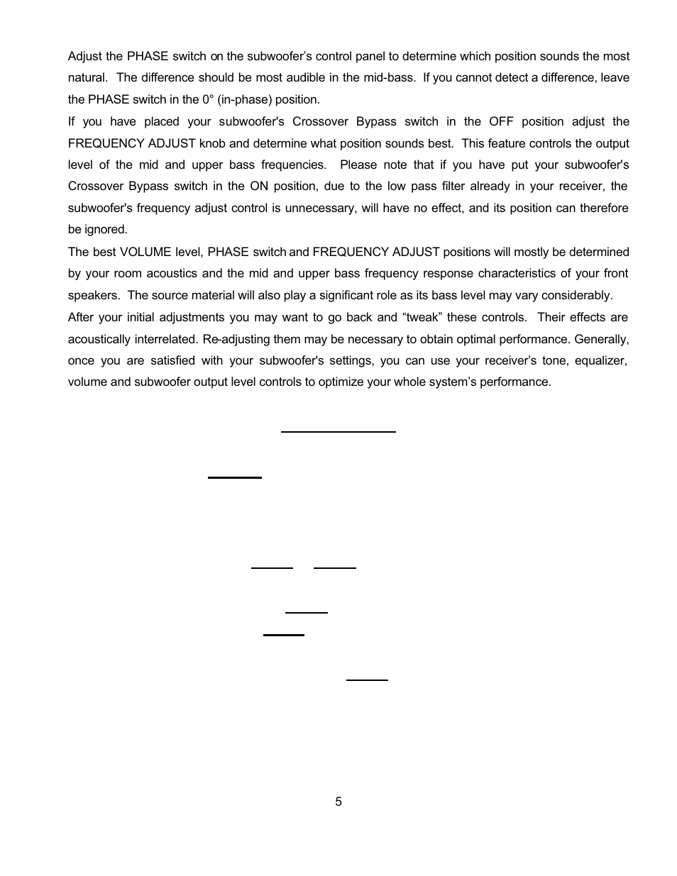Speaker settings for the receiver | Pinnacle Speakers 3 User Manual | Page 10 / 17