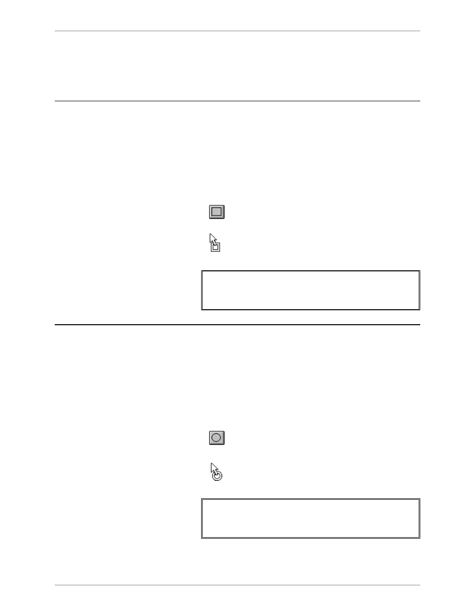 Adding a rectangle layer, To add a rectangle to a graphic, using the mouse, Adding an ellipse layer | To add an ellipse to a graphic, using the keyboard, To add an ellipse to a graphic, using the mouse, Adding a rectangle layer adding an ellipse layer | Pinnacle Speakers DEKO500 User Manual | Page 79 / 199