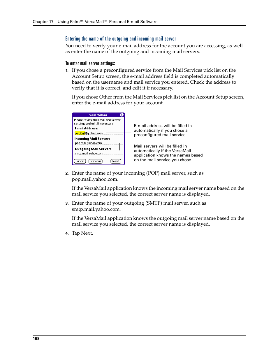 Palm Tungsten W User Manual | Page 182 / 428