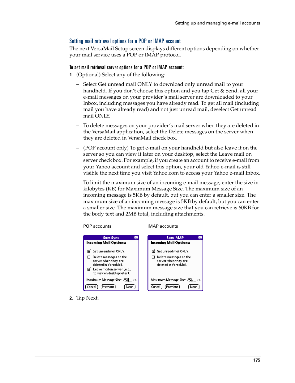 Palm Tungsten W User Manual | Page 189 / 428