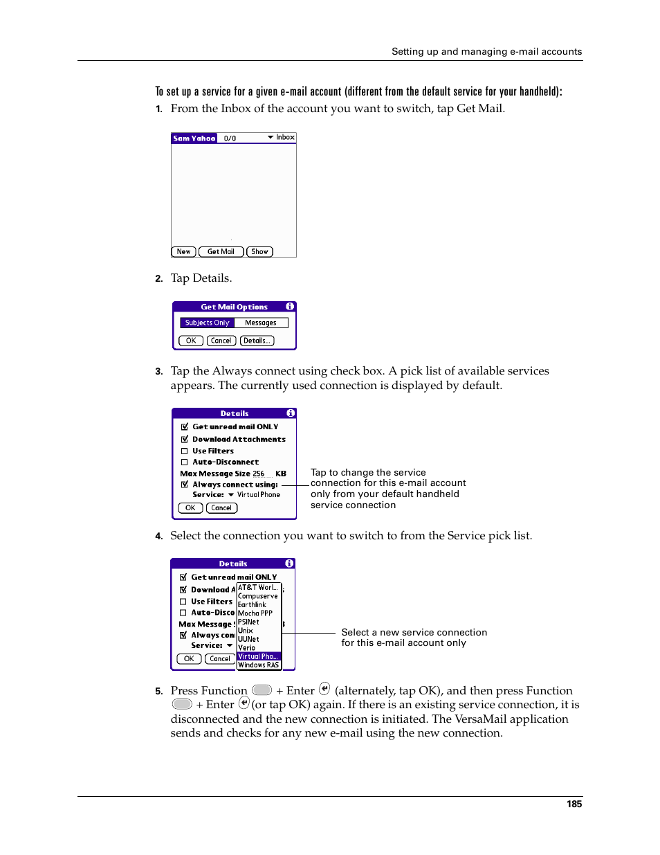 Palm Tungsten W User Manual | Page 199 / 428