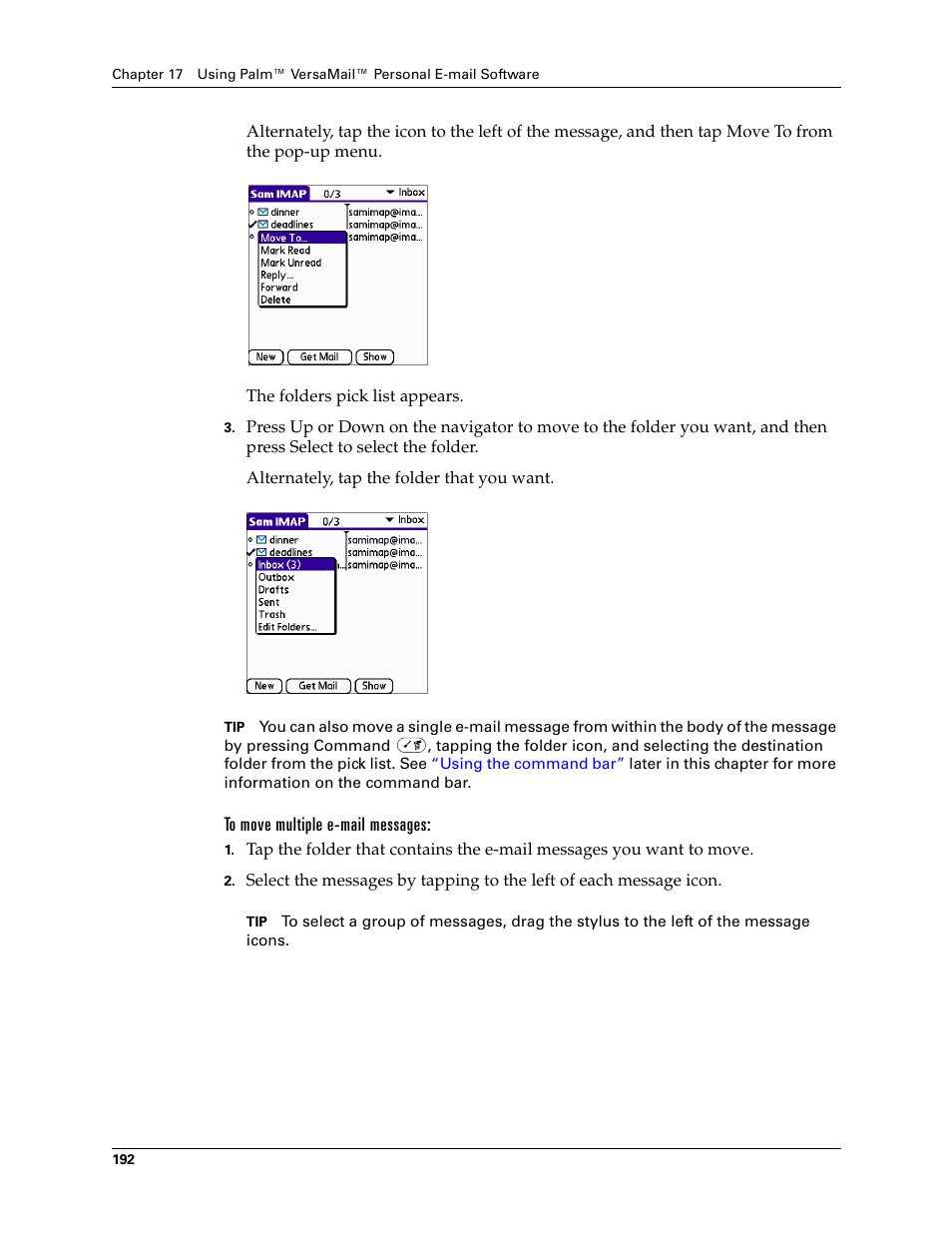 Palm Tungsten W User Manual | Page 206 / 428