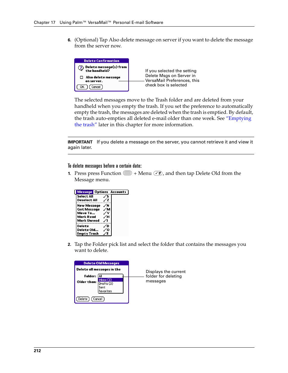 Palm Tungsten W User Manual | Page 226 / 428