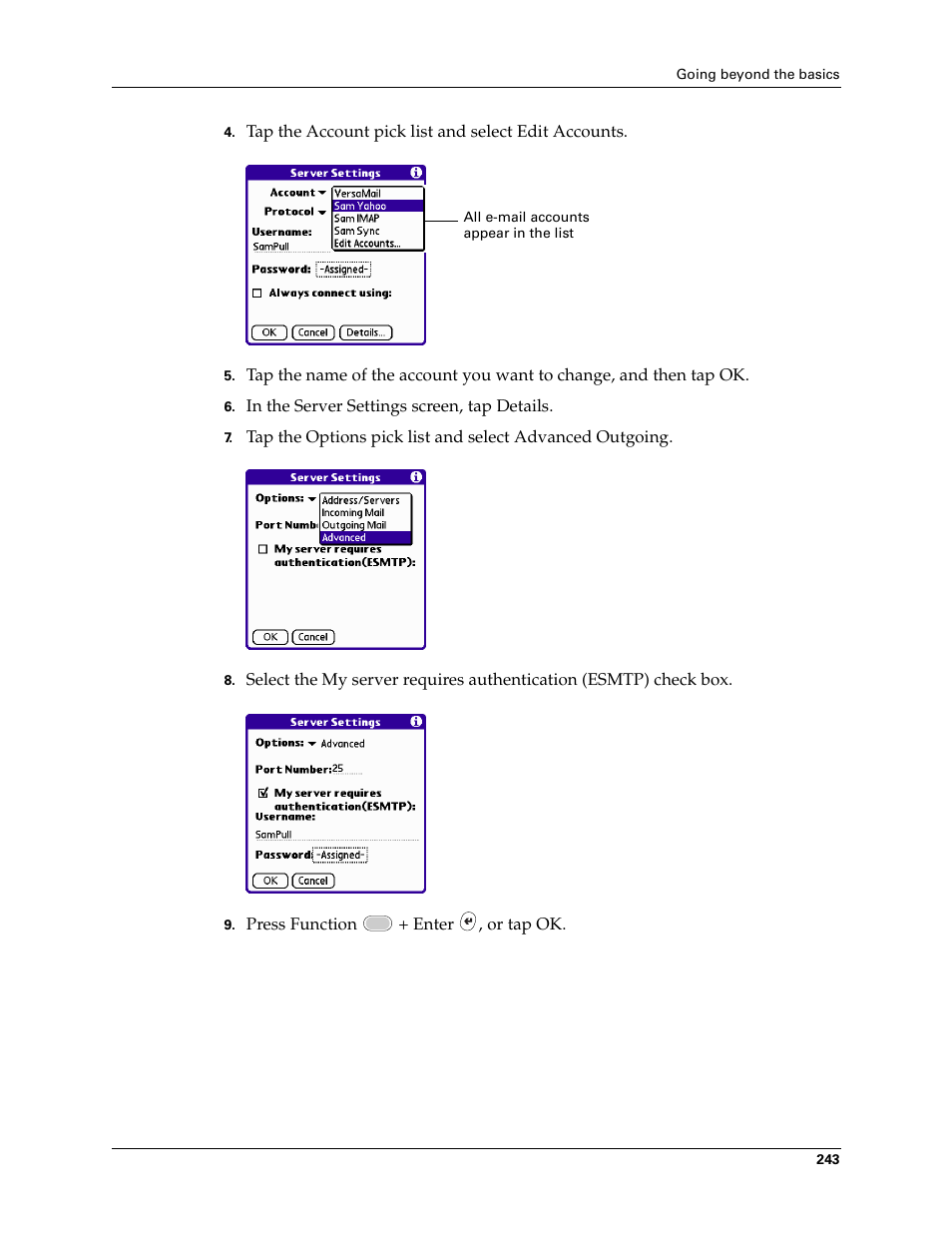 Palm Tungsten W User Manual | Page 257 / 428