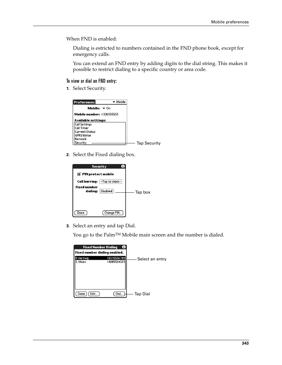 Palm Tungsten W User Manual | Page 357 / 428