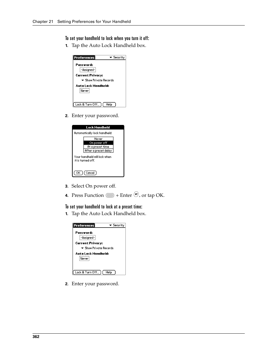 Palm Tungsten W User Manual | Page 376 / 428