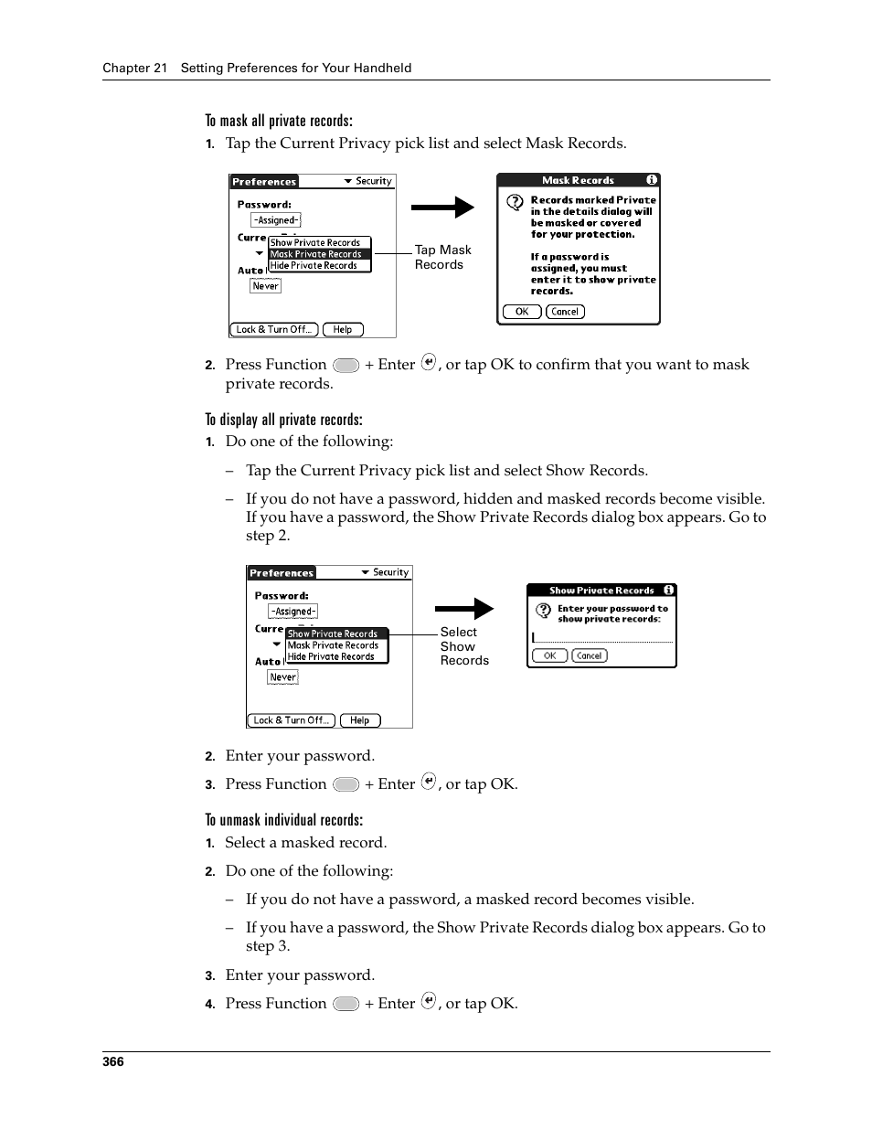 Palm Tungsten W User Manual | Page 380 / 428