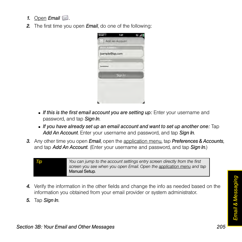 Palm Pre User Manual | Page 205 / 344