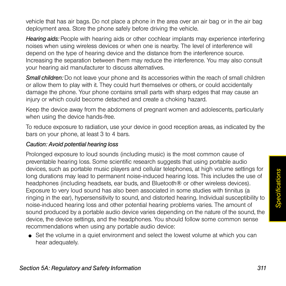 Palm Pre User Manual | Page 311 / 344