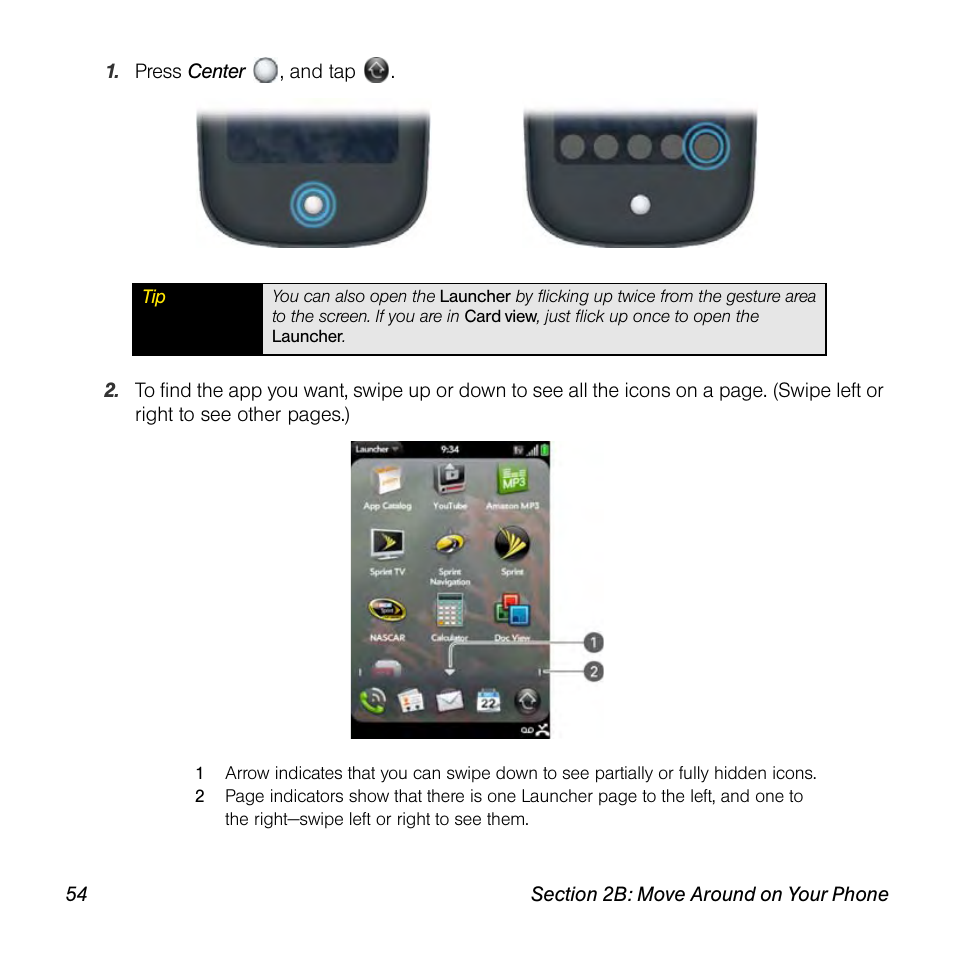 Palm Pre User Manual | Page 54 / 344