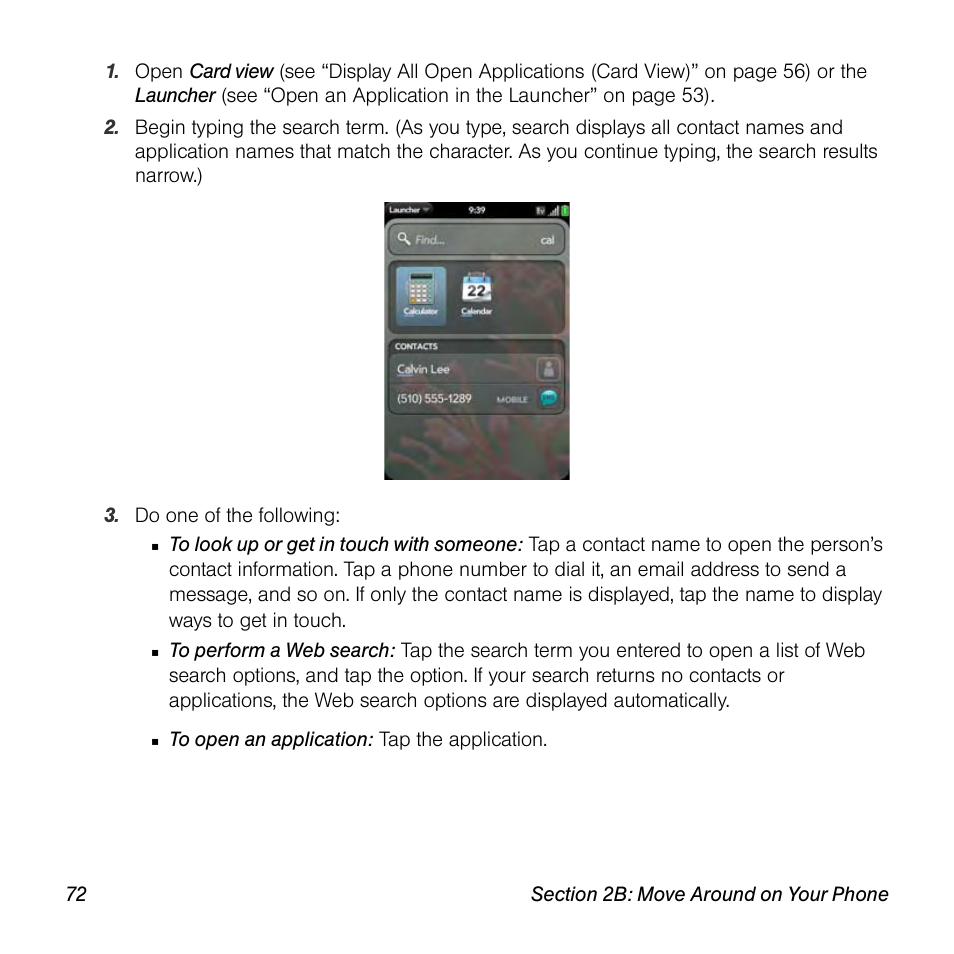 Palm Pre User Manual | Page 72 / 344