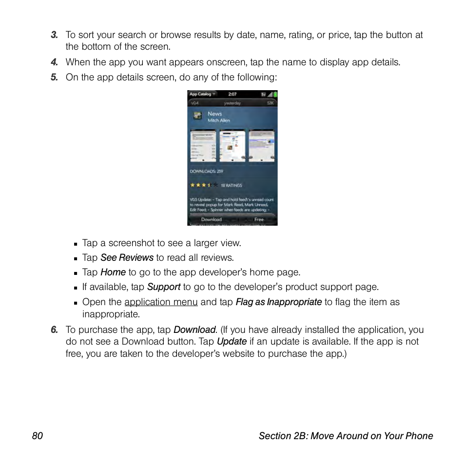 Palm Pre User Manual | Page 80 / 344