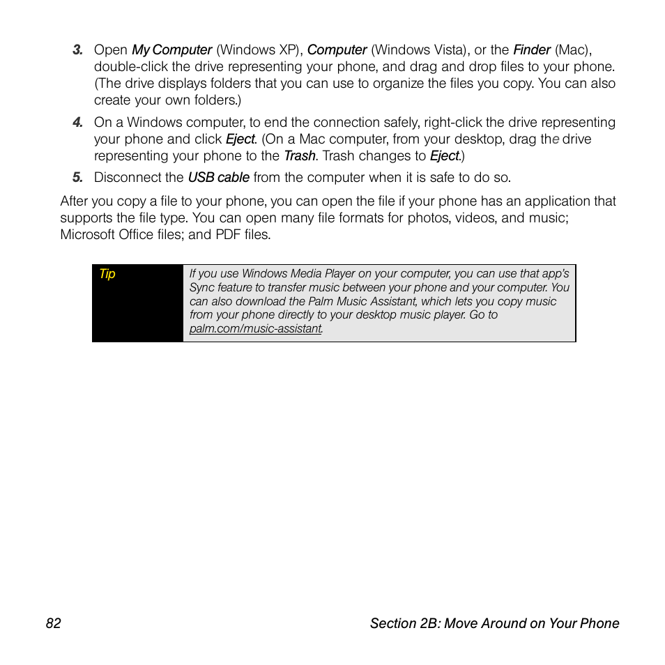 Palm Pre User Manual | Page 82 / 344