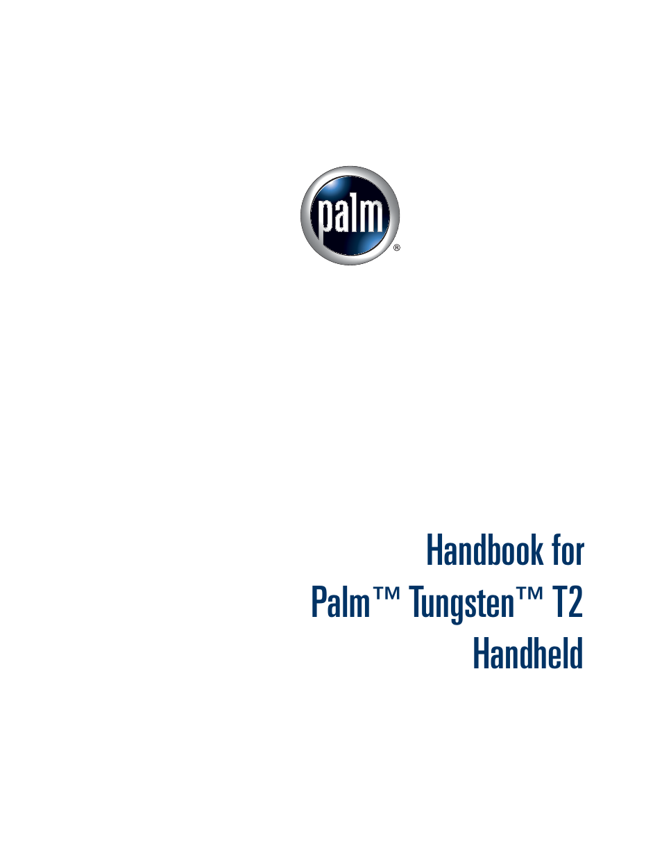 Palm TUNGSTEN T2 User Manual | 502 pages