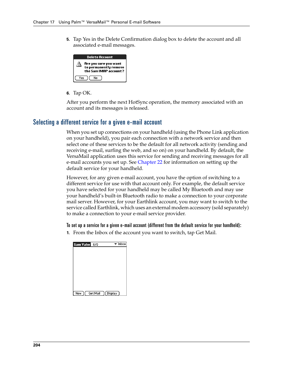 Palm TUNGSTEN T2 User Manual | Page 218 / 502