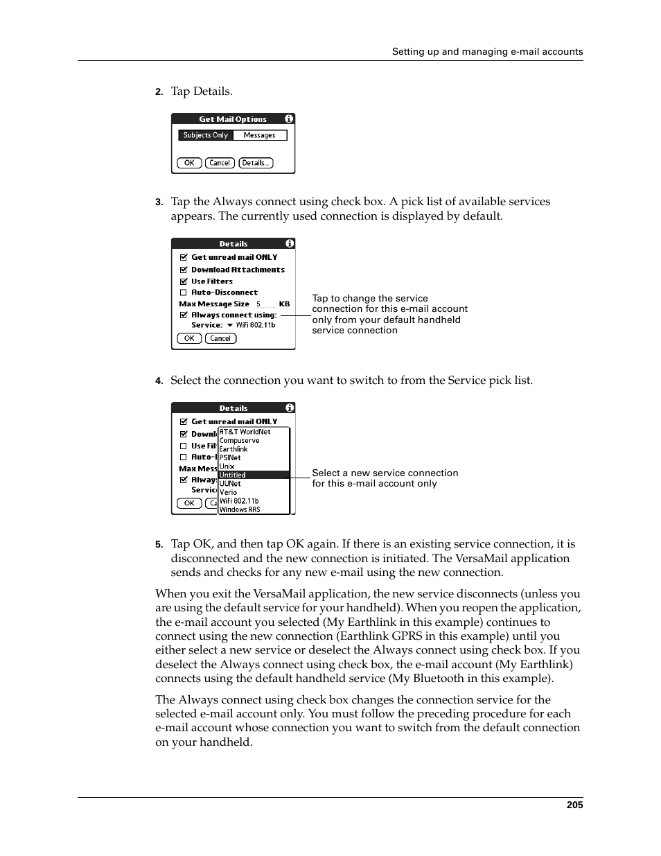 Palm TUNGSTEN T2 User Manual | Page 219 / 502