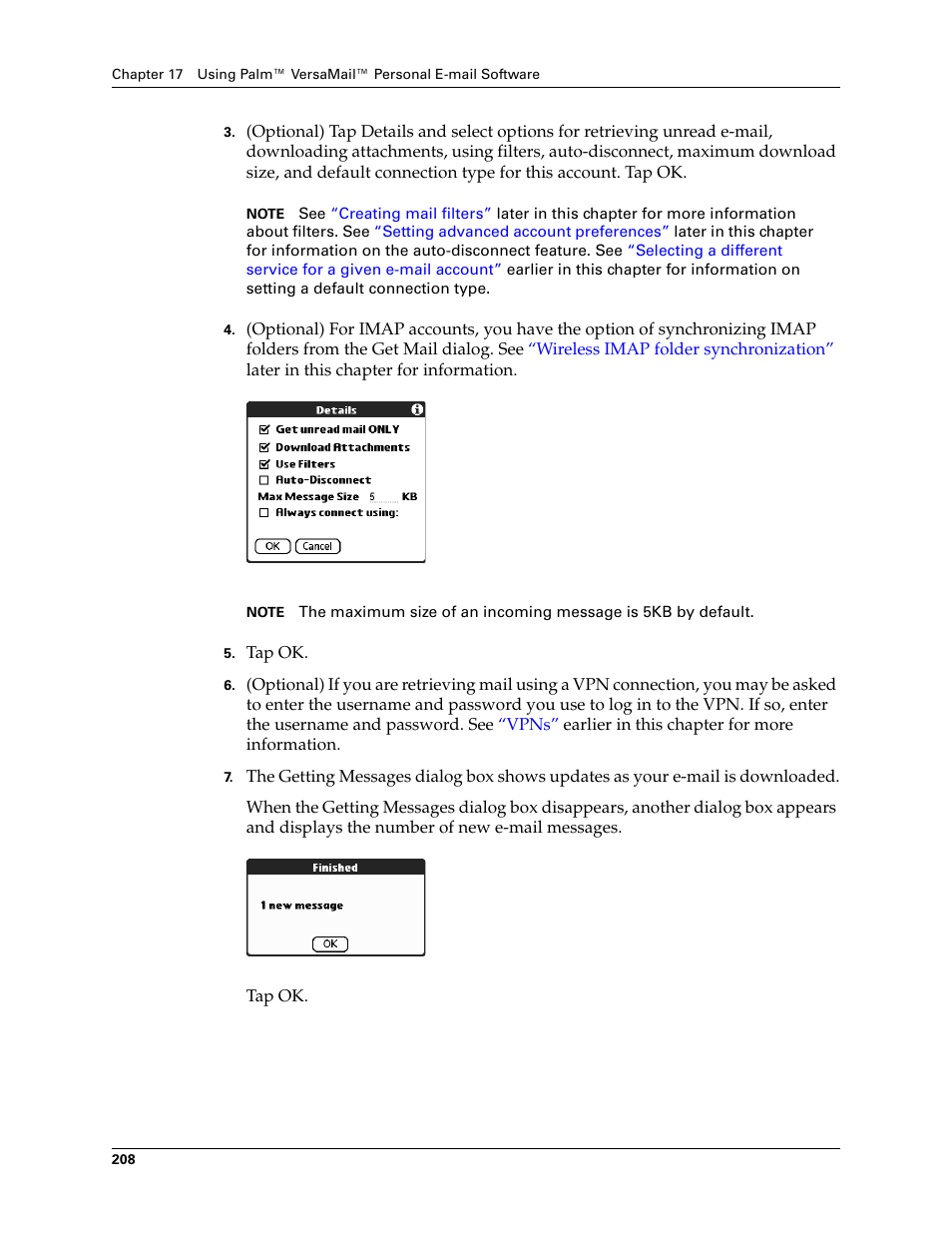 Palm TUNGSTEN T2 User Manual | Page 222 / 502