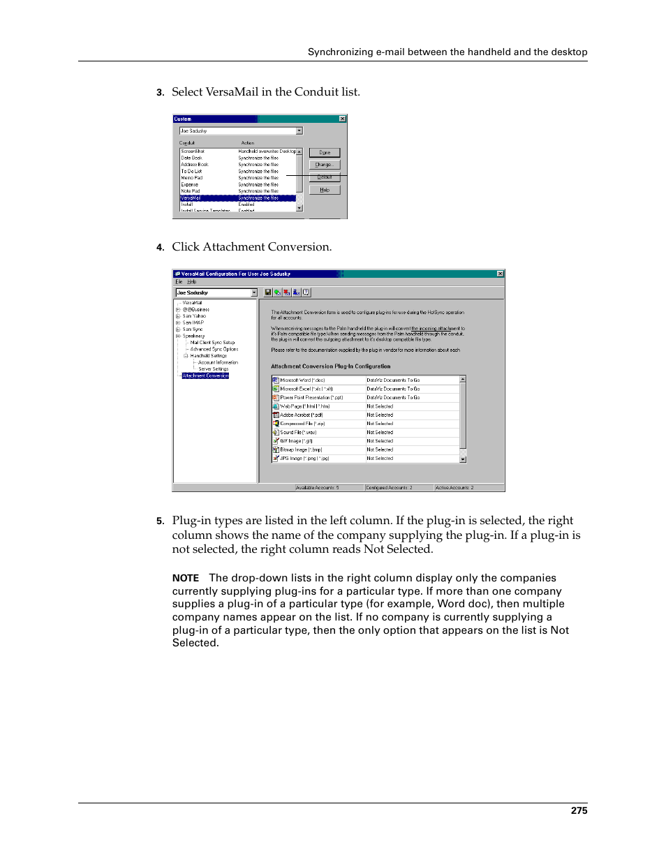 Palm TUNGSTEN T2 User Manual | Page 289 / 502