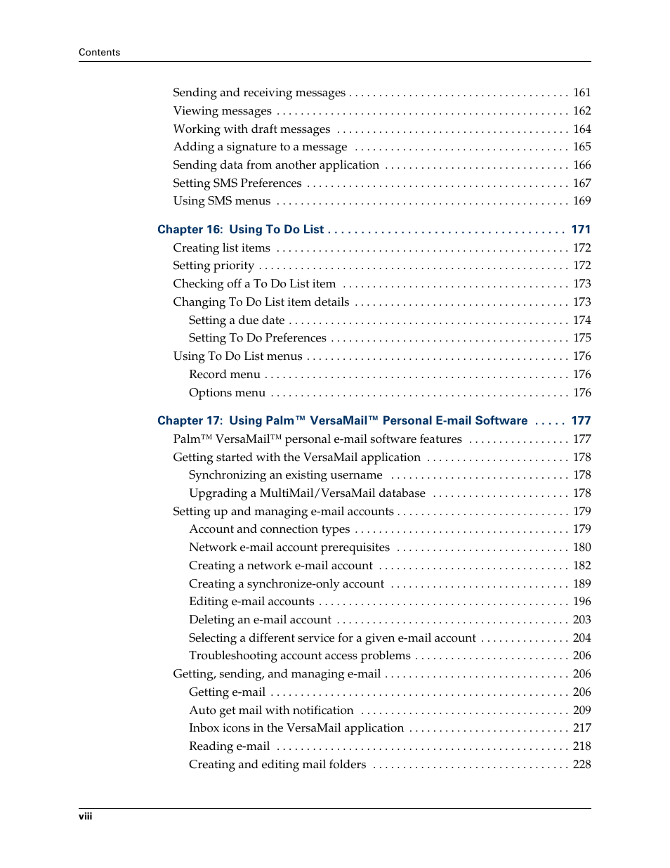 Palm TUNGSTEN T2 User Manual | Page 8 / 502