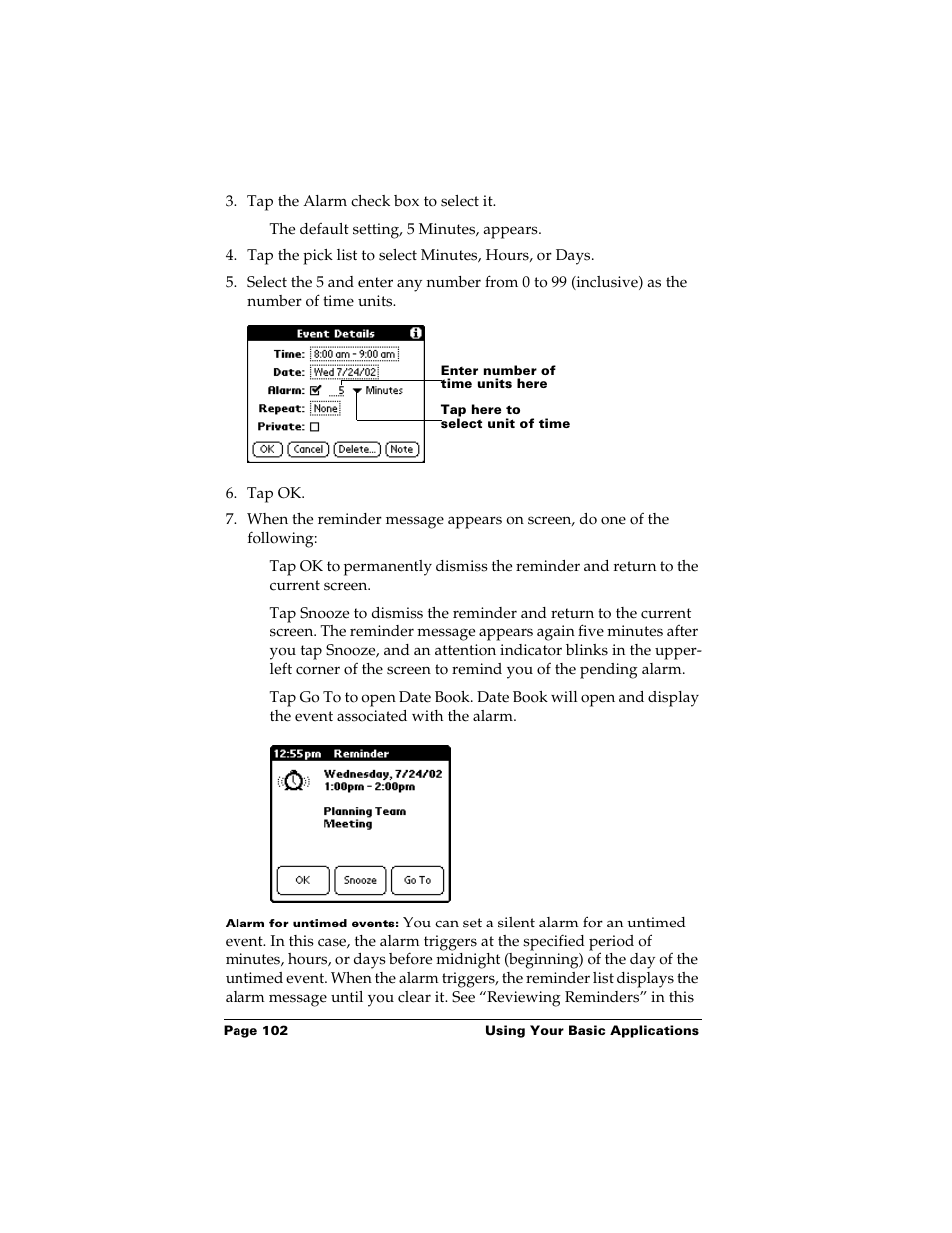 Palm m500 User Manual | Page 112 / 286