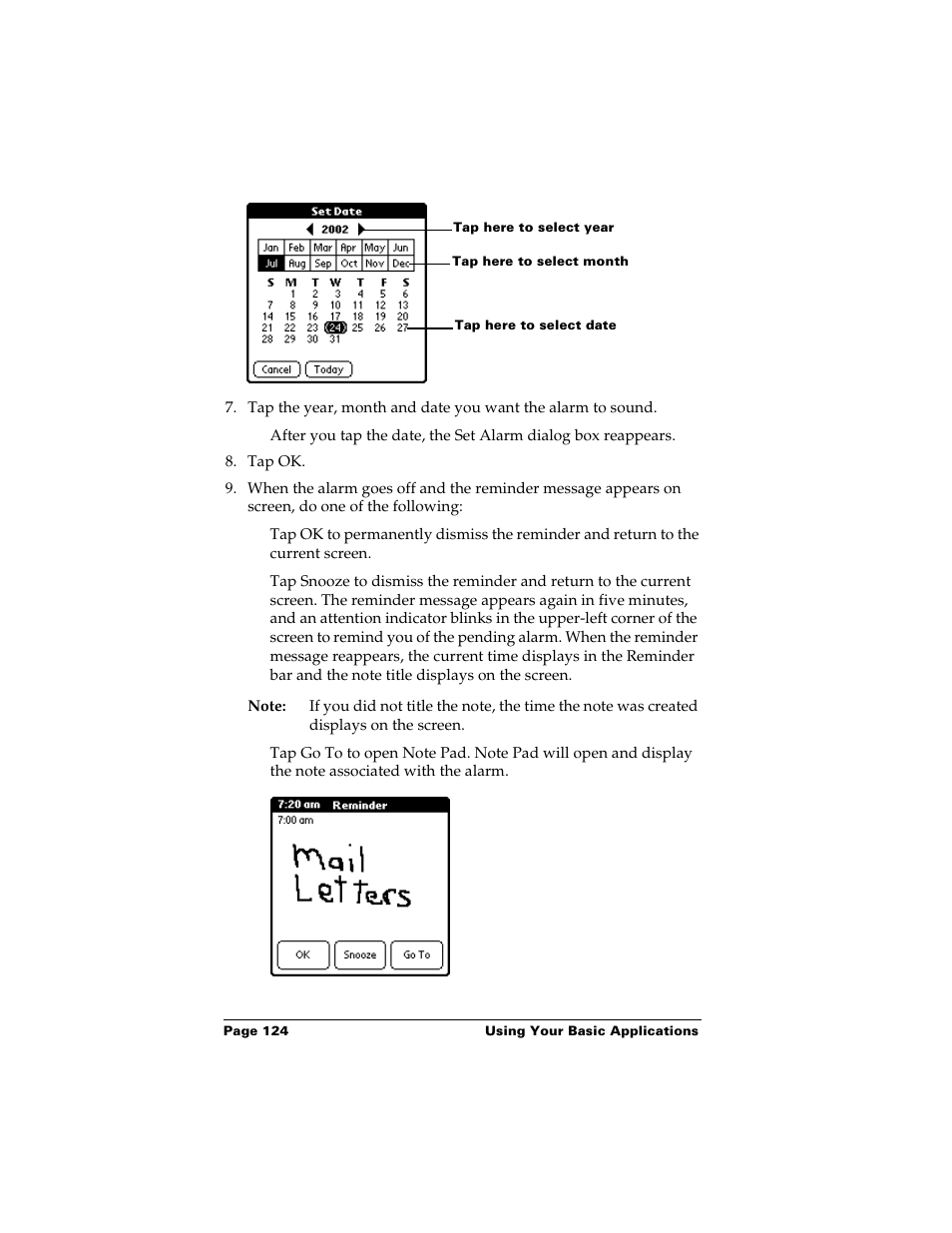 Palm m500 User Manual | Page 134 / 286