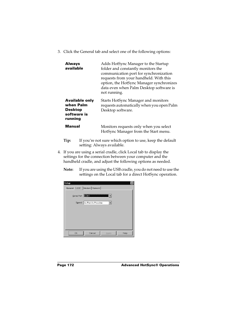 Palm m500 User Manual | Page 182 / 286