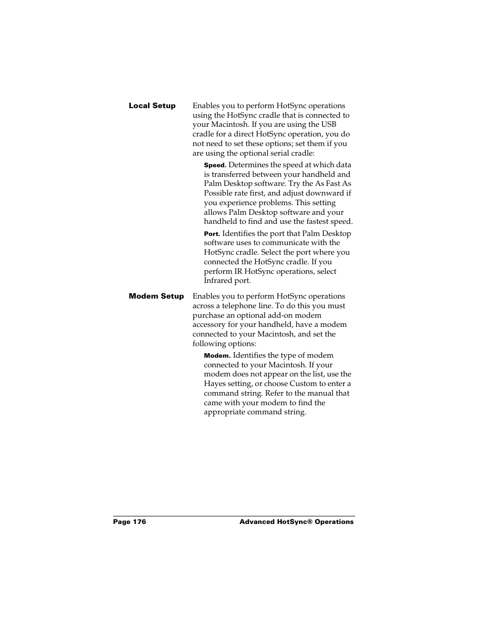 Palm m500 User Manual | Page 186 / 286