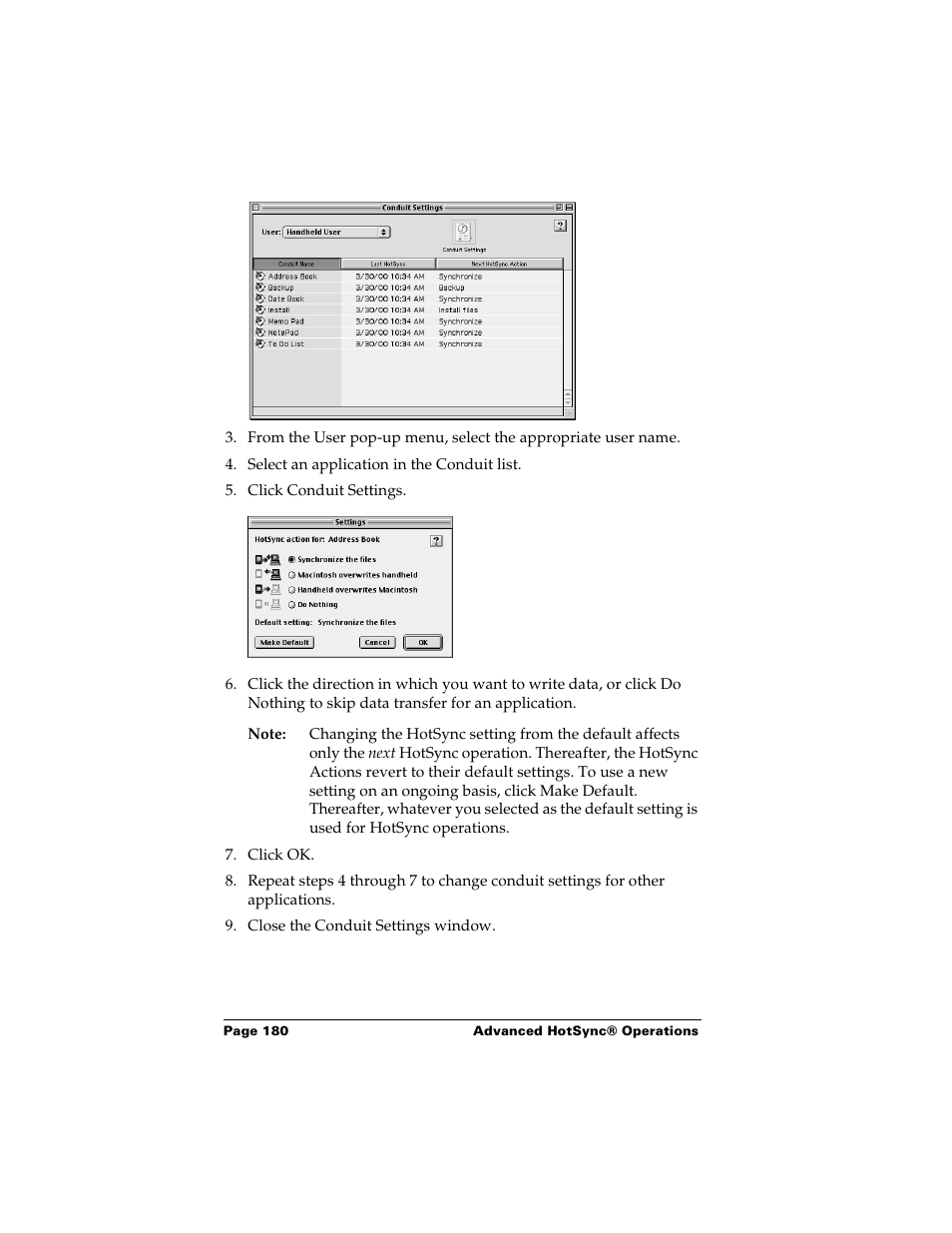 Palm m500 User Manual | Page 190 / 286