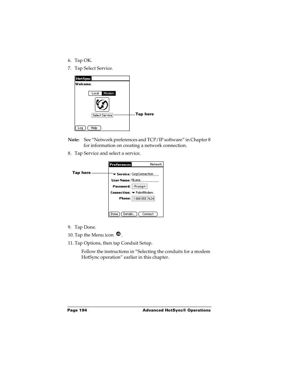 Palm m500 User Manual | Page 204 / 286