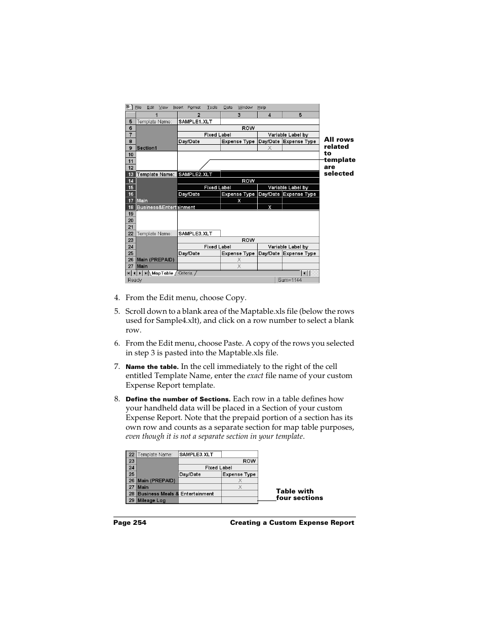 Palm m500 User Manual | Page 264 / 286