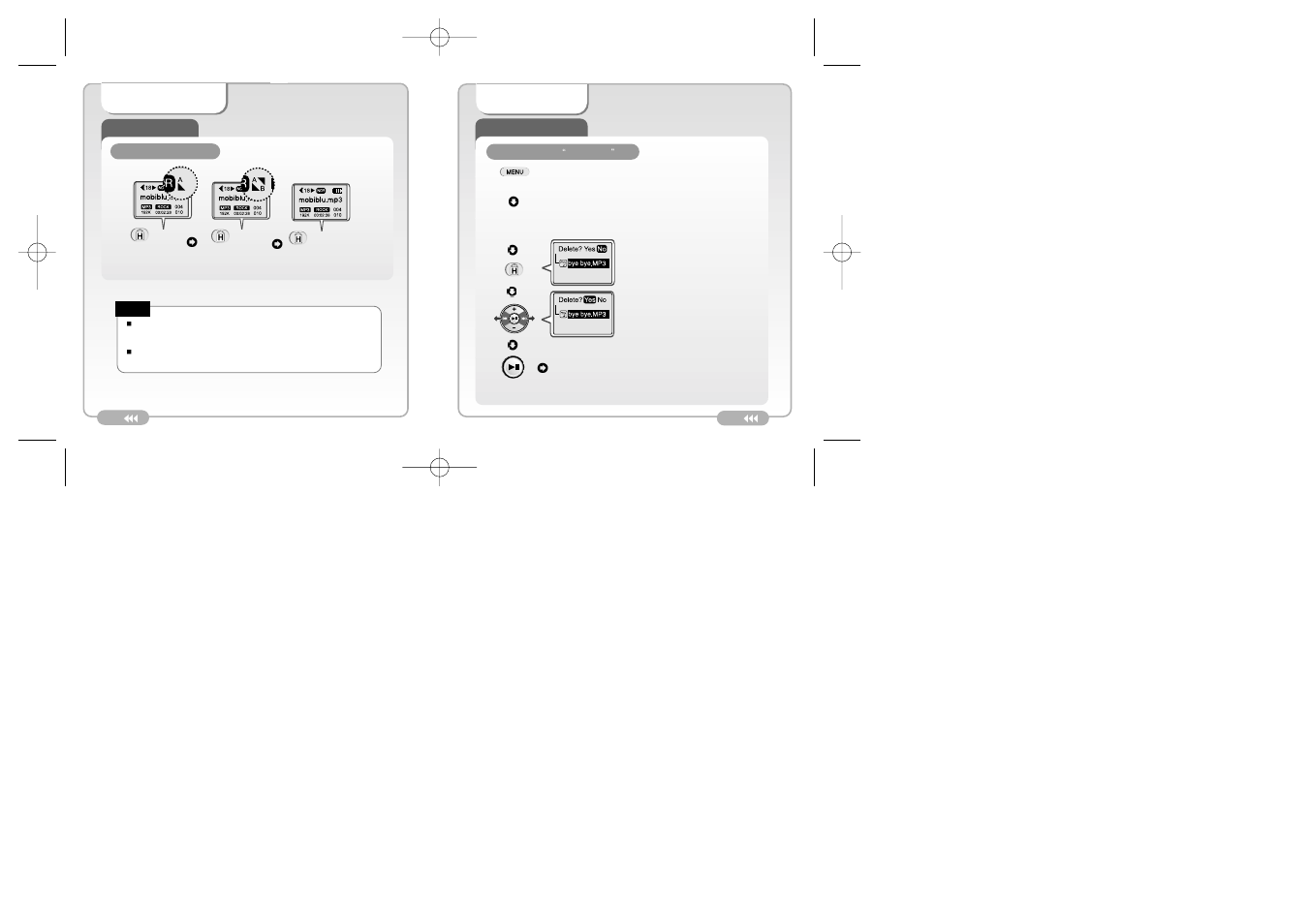 Auto repeat, Deleting files | Palm DAH-1500i User Manual | Page 17 / 40