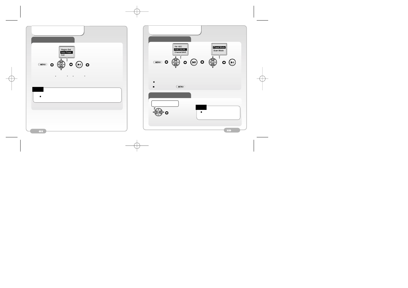 Auto channel save, P-set mode | Palm DAH-1500i User Manual | Page 24 / 40