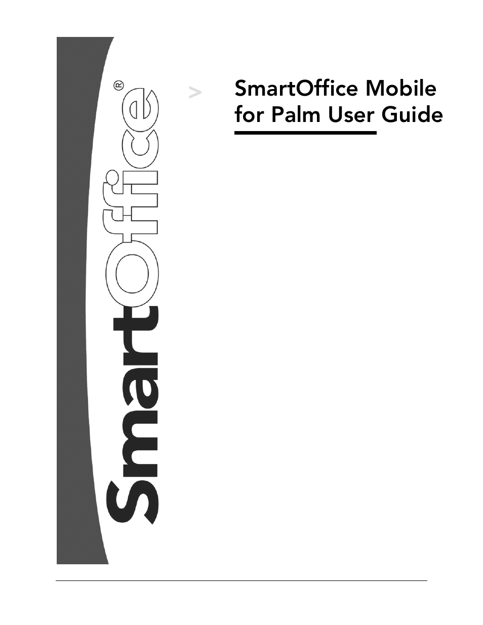 Palm SmartOffice Mobile User Manual | 29 pages